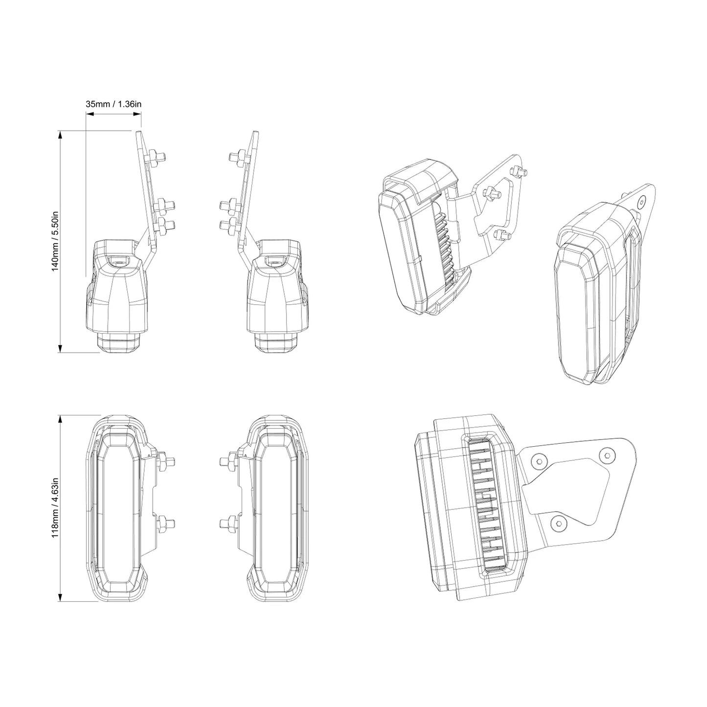 LED FOG LIGHT CAN-AM PULSE