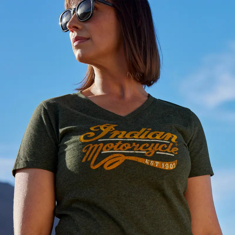 WOMENS MIXED EMBROIDERY PRINT T-SHIRT