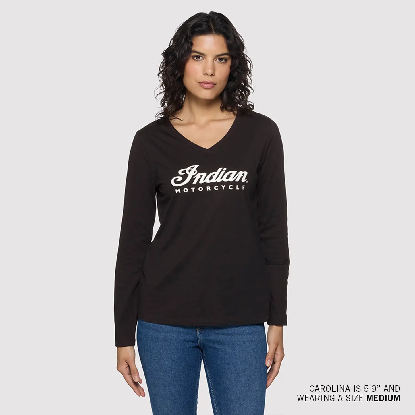 WOMENS ESSENTIAL SCRIPT LOGO LONG SLEEVE T-SHIRT