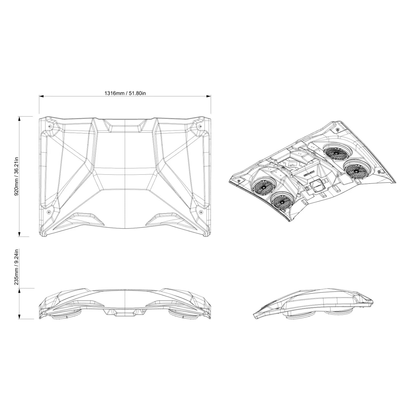 AUDIO ROOF KIT SSP