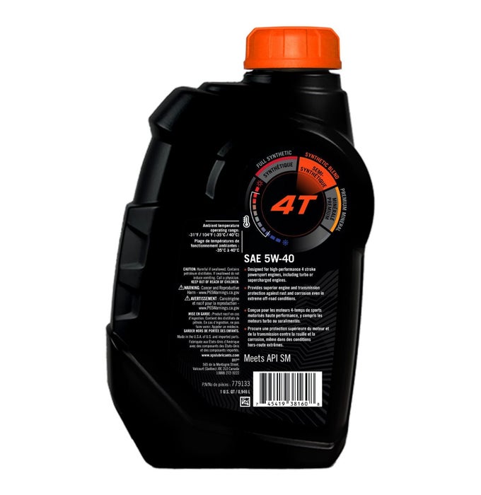 XPS 4T 5W-40 SYNTHETIC BLEND OIL