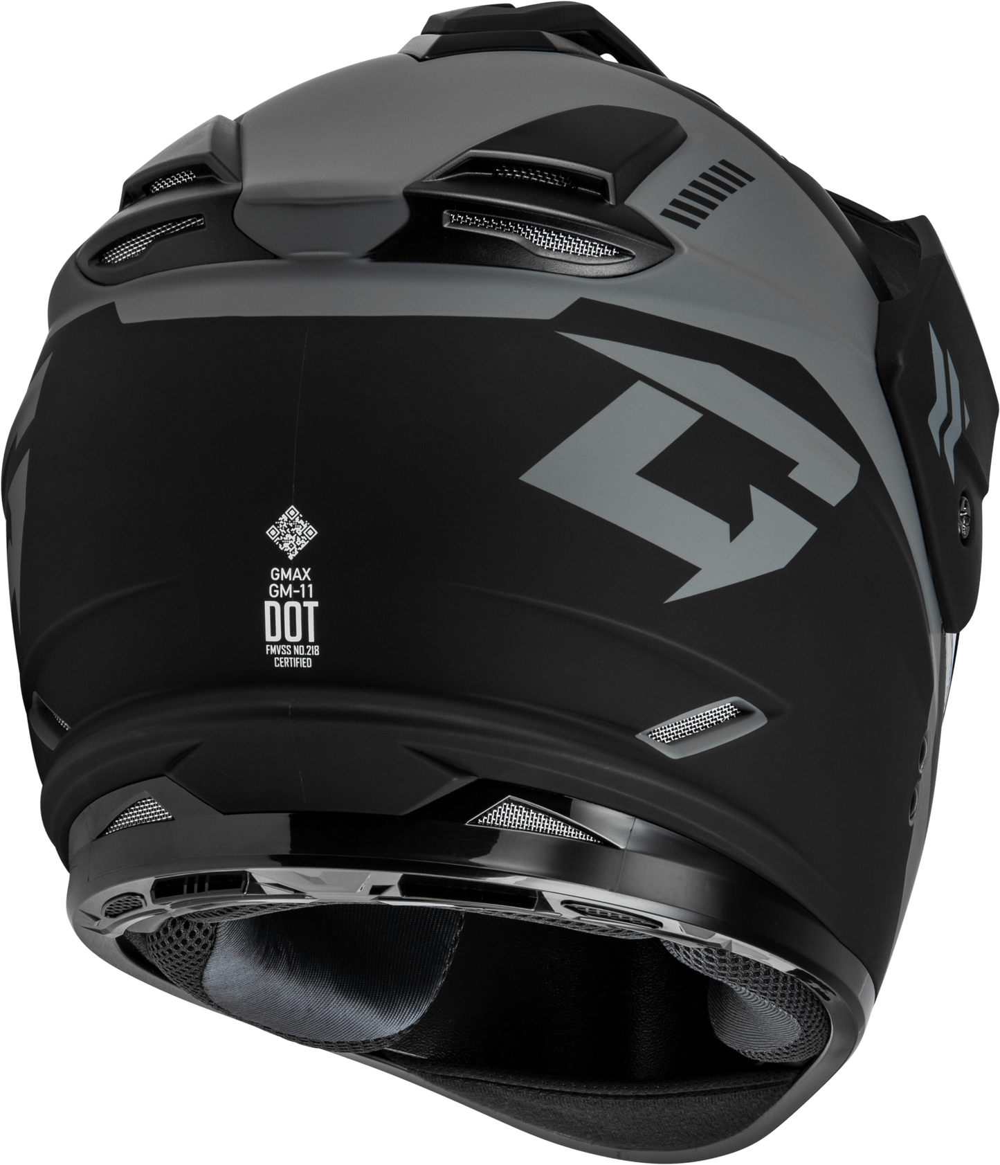 GM-11 RONIN HELMET MATTE BLACK/SILVER XL