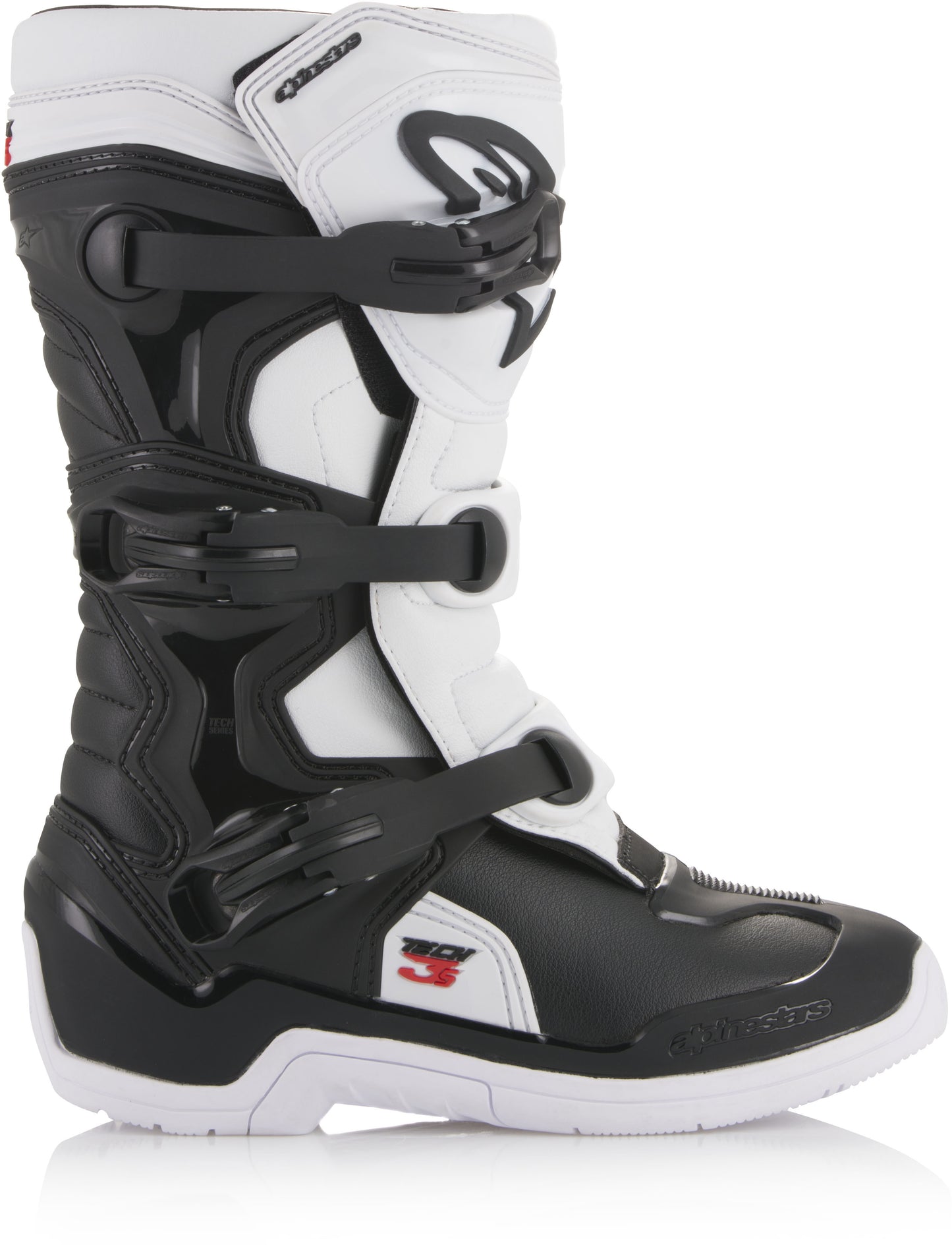 TECH 3S BOOTS BLACK/WHITE SZ 5