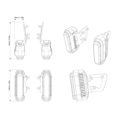 LED FOG LIGHT CAN-AM PULSE