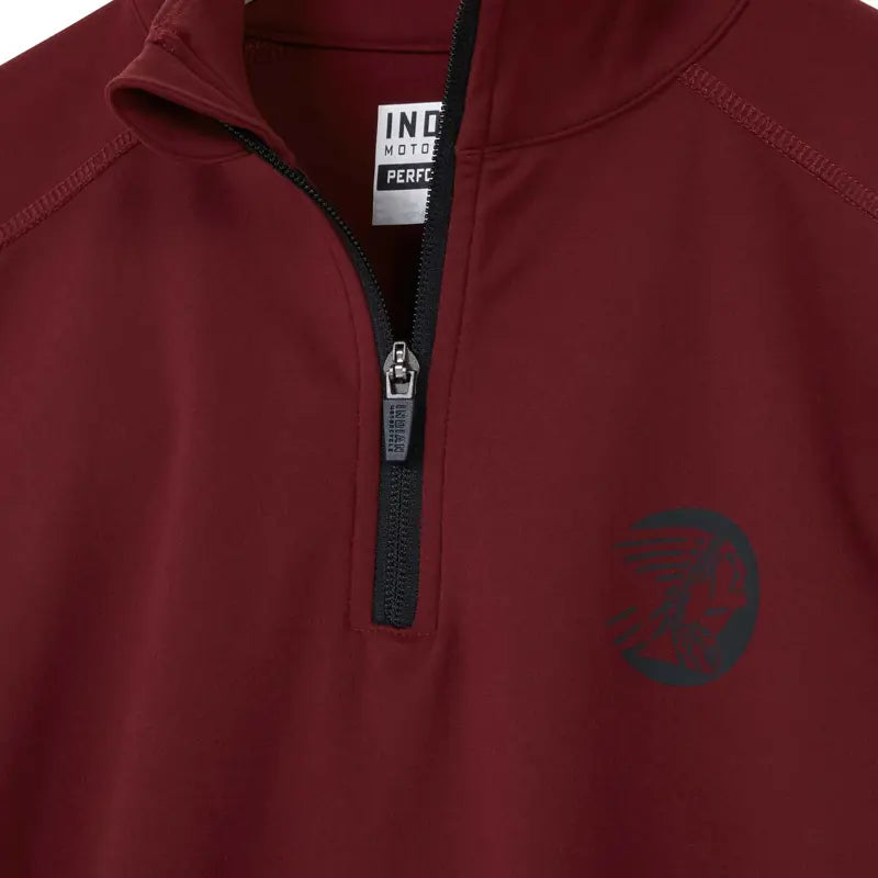 MENS SLEEVE PRINTED ATHLETE QUARTER ZIP