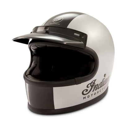 GLOSS STRIPE RETRO FULL FACE HELMET