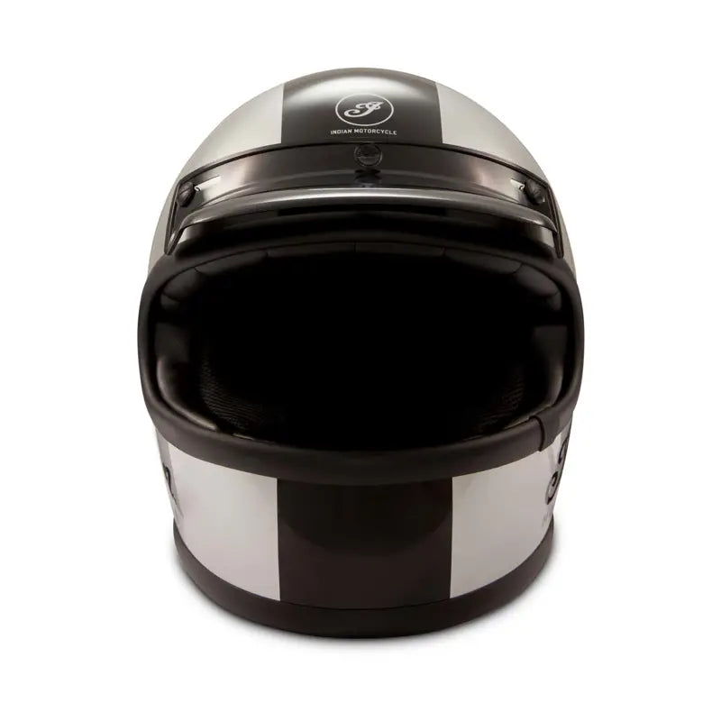 GLOSS STRIPE RETRO FULL FACE HELMET