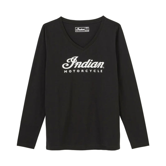 WOMENS ESSENTIAL SCRIPT LOGO LONG SLEEVE T-SHIRT