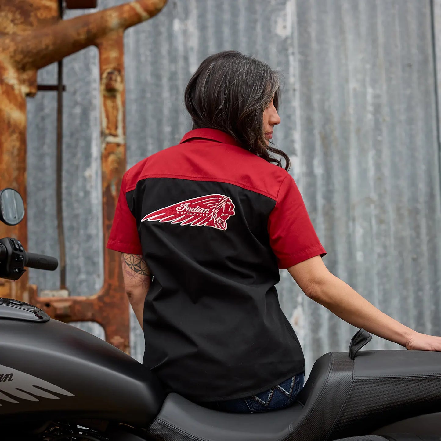 WOMENS HEADDRESS POCKET SS SHIRT