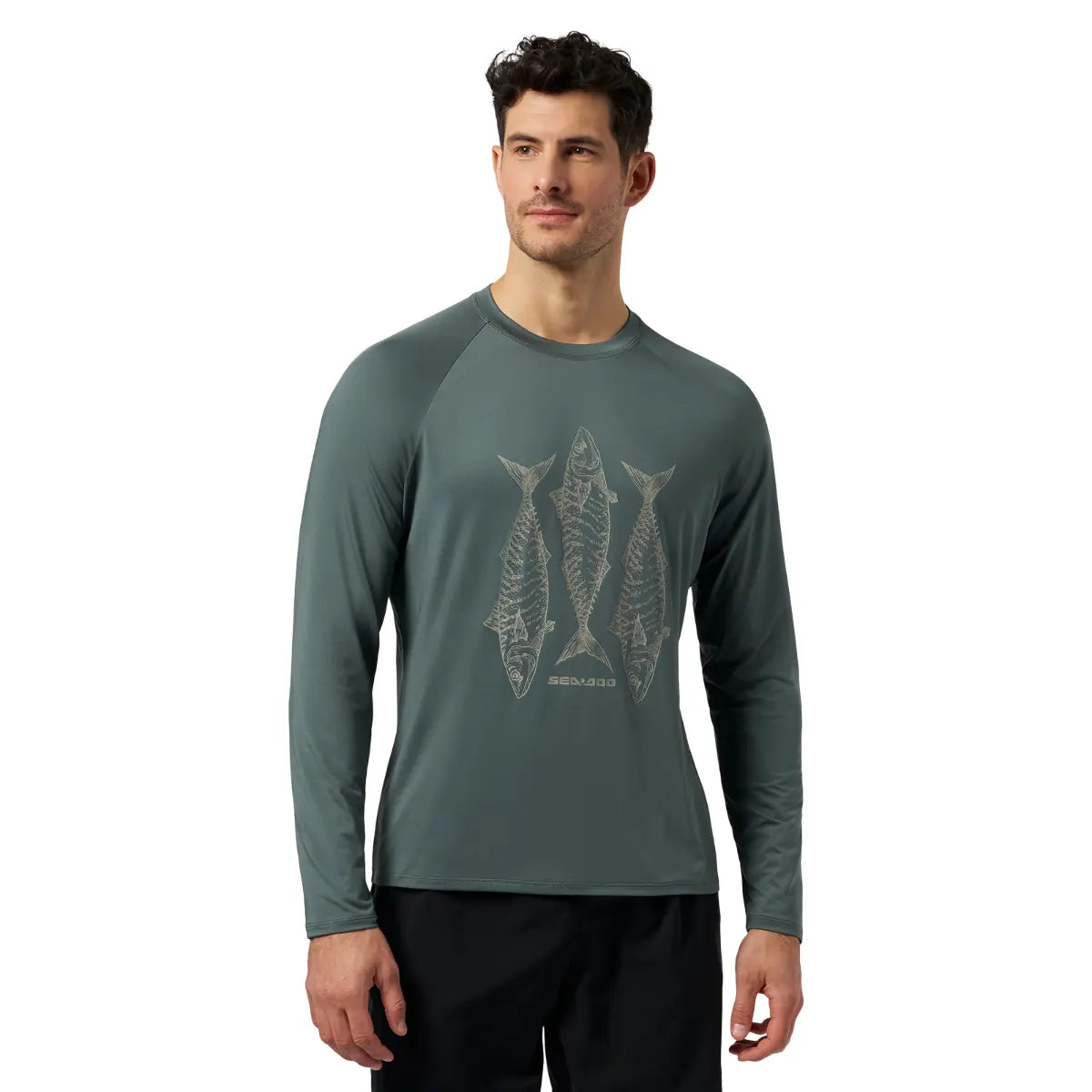 SEA0DOO MENS UV FISHING LONG SLEEVE SHIRT