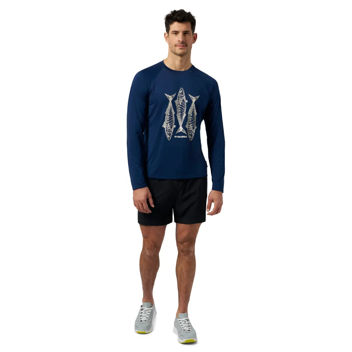 SEA0DOO MENS UV FISHING LONG SLEEVE SHIRT
