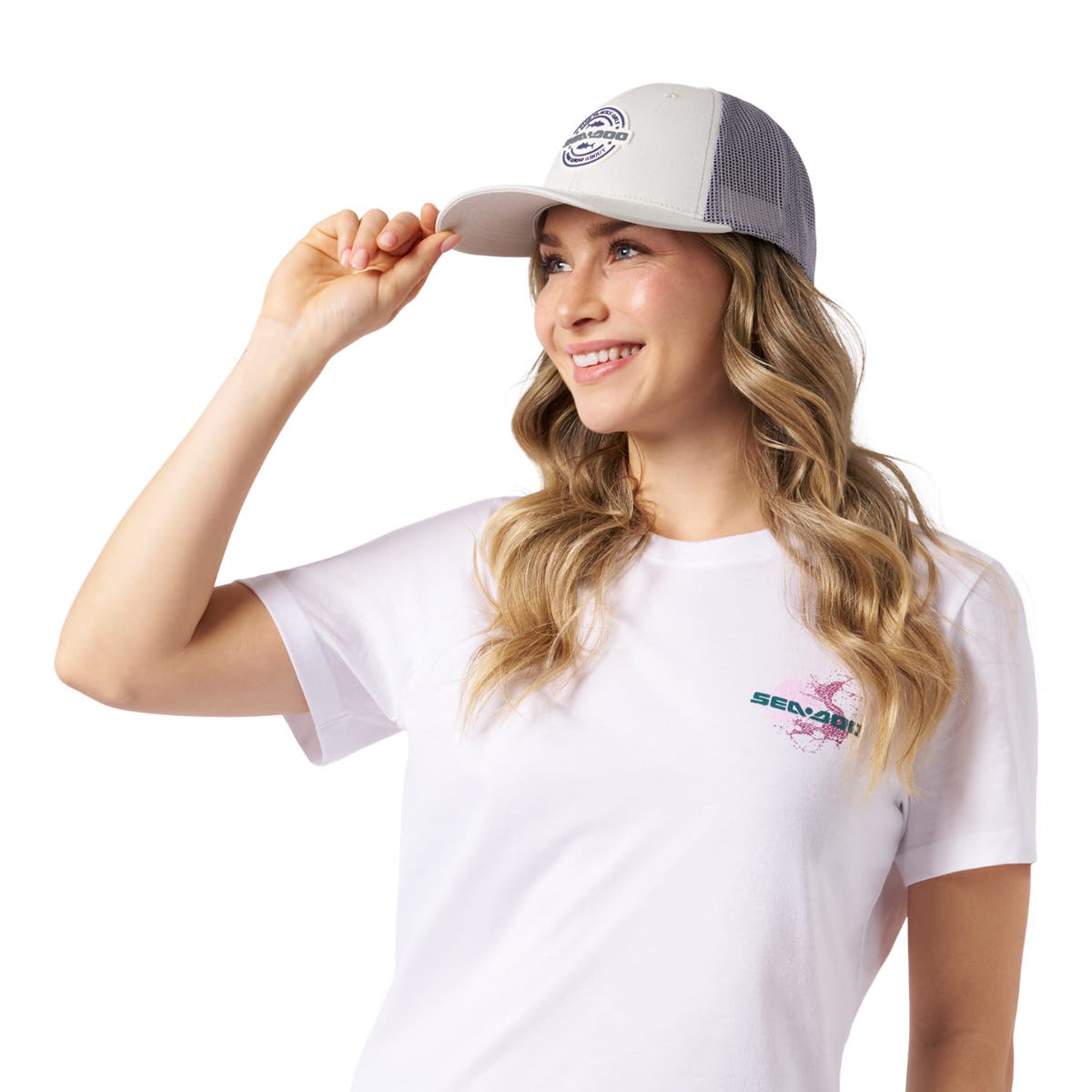 FISHING CURVED MESH CAP