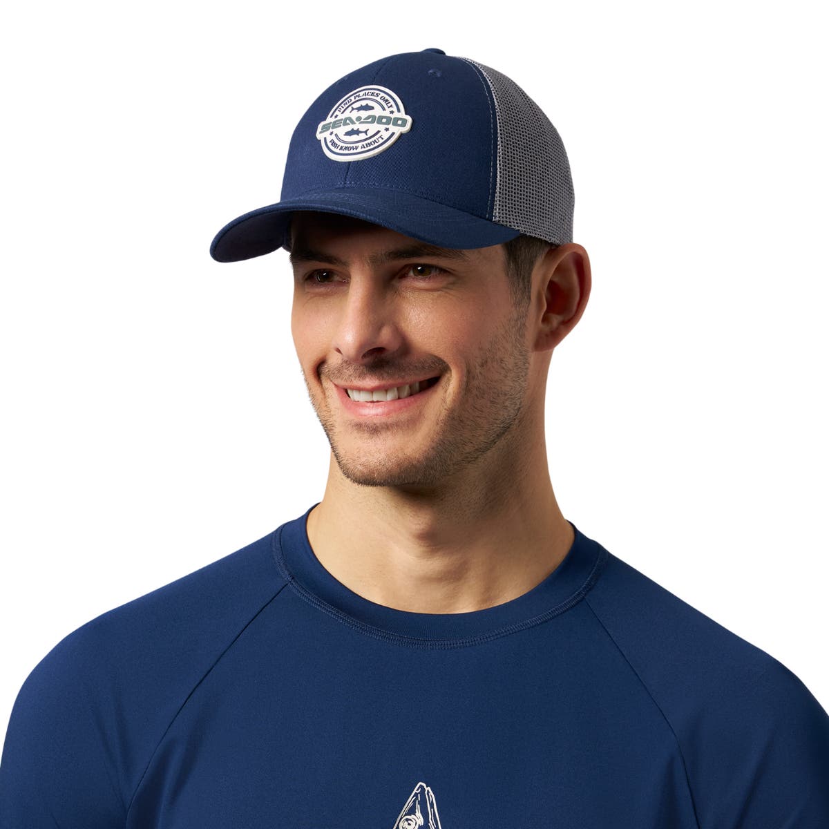 FISHING CURVED MESH CAP