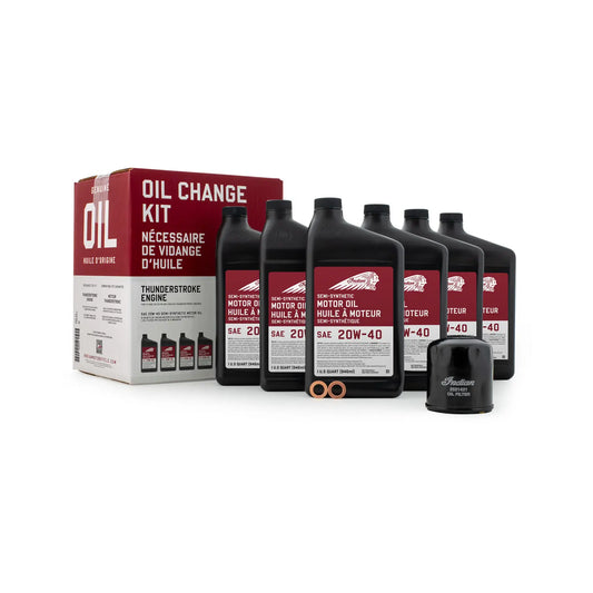 THUNDERSTROKE OIL CHANGE KIT 20W-40 SEMI-SYNTETHIC OIL
