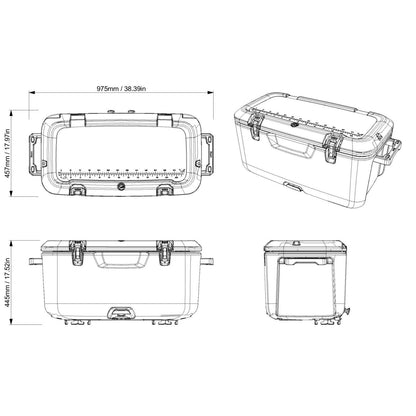 QUICK-ATTACH 18 US GAL (68L) COOLER FOR SWITCH