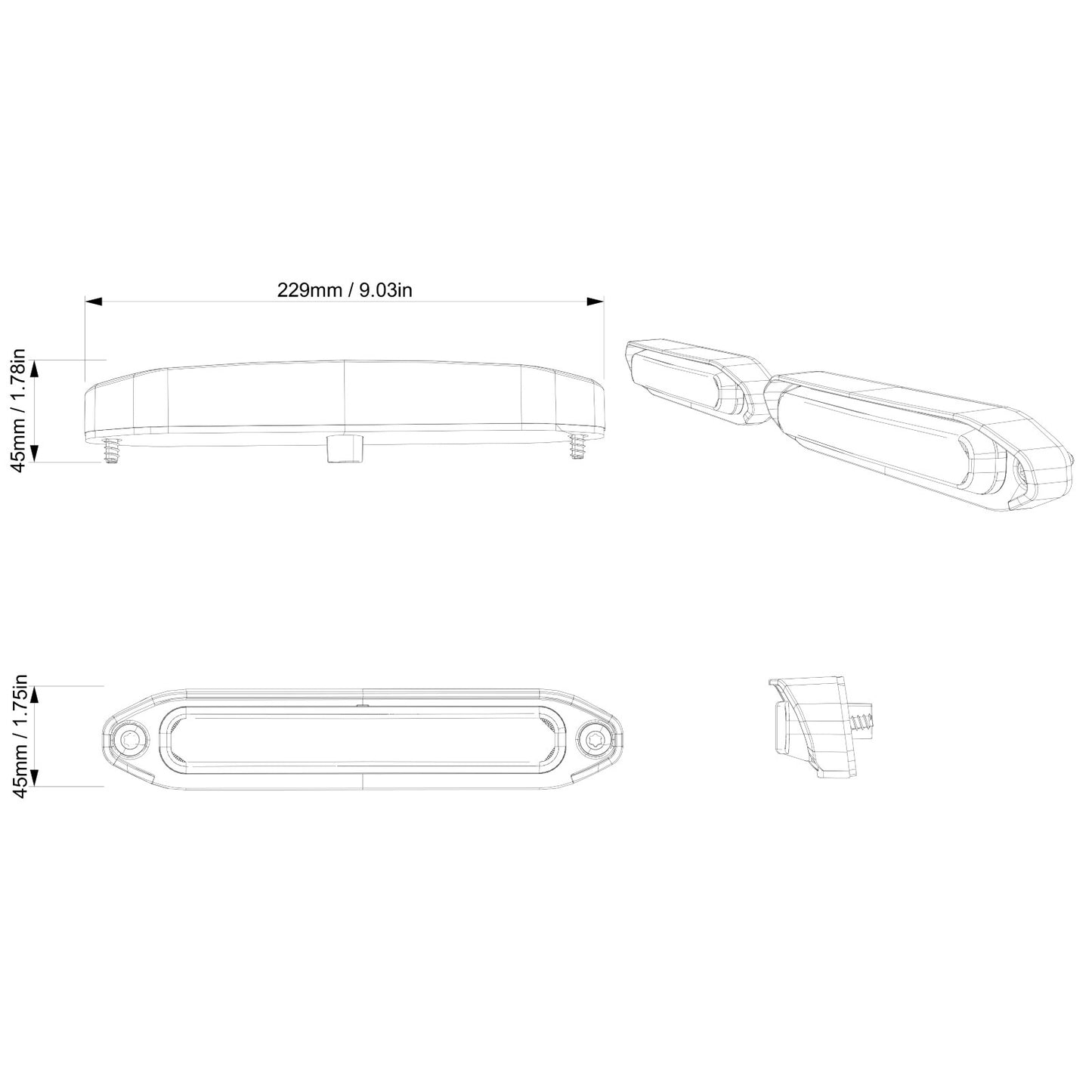 REAR UNDERWATER LIGHTS - SWITCH PONTOON