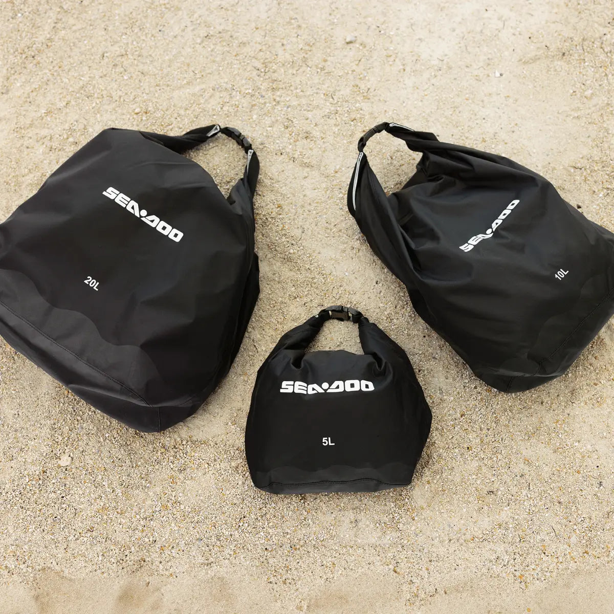 SET OF 3 WATERTIGHT ROLL-TOP BAGS