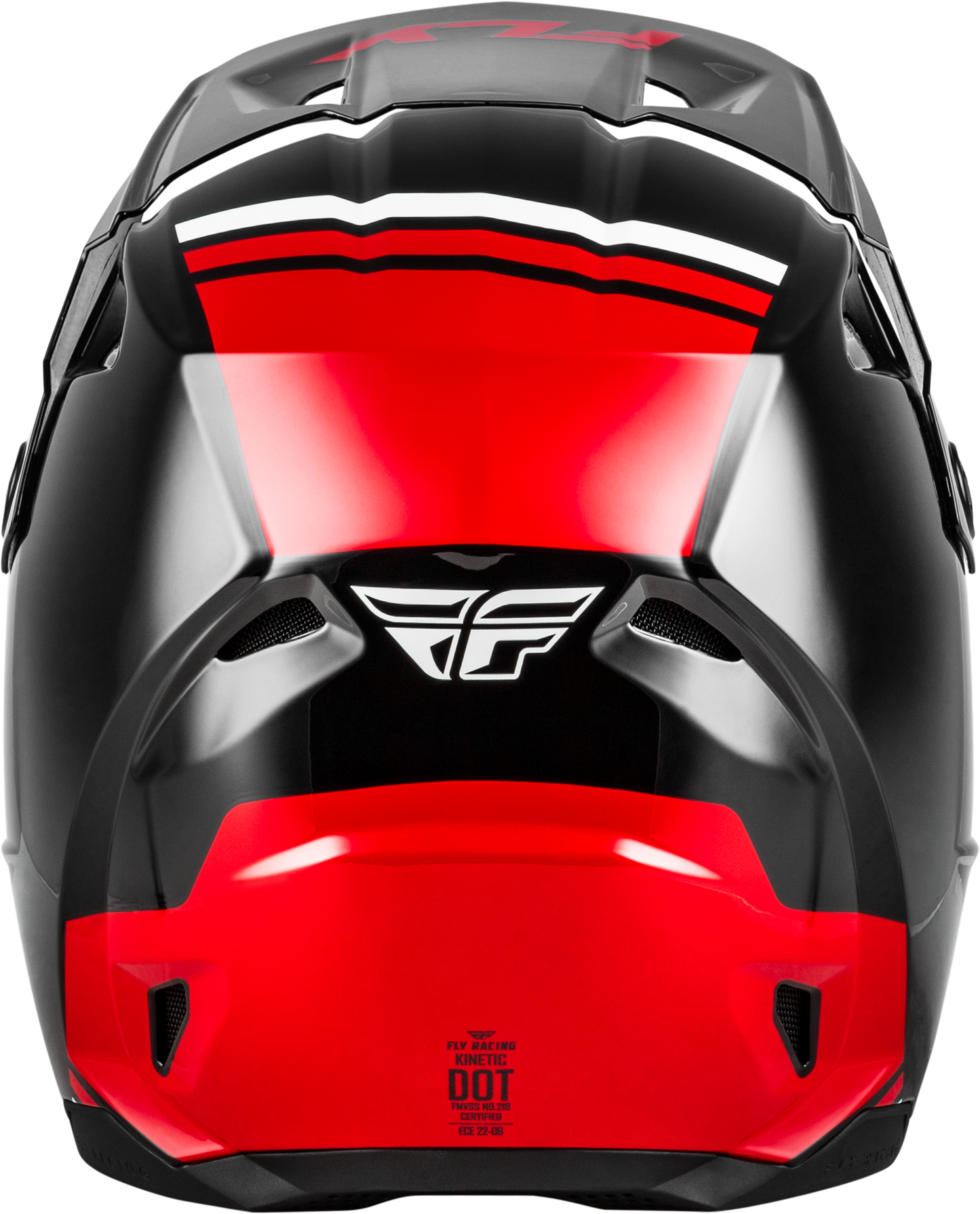 KINETIC VERDICT HELMET BLACK/RED/WHITE LG