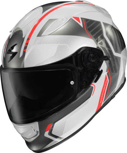 RYZER FULL-FACE HELMET SWITCH WHITE/GREY XL