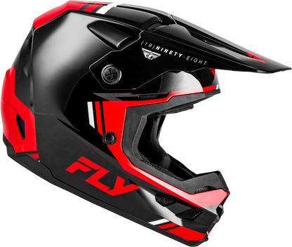 KINETIC VERDICT HELMET BLACK/RED/WHITE LG
