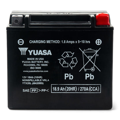 BATTERY YUASA YTX20L