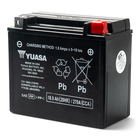 BATTERY YUASA YTX20L