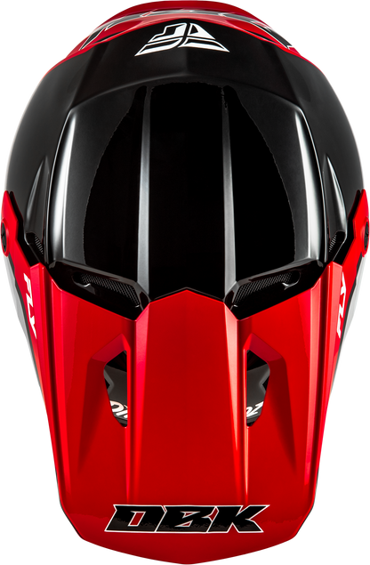 KINETIC DBK HELMET BLACK/RED/GREY XS