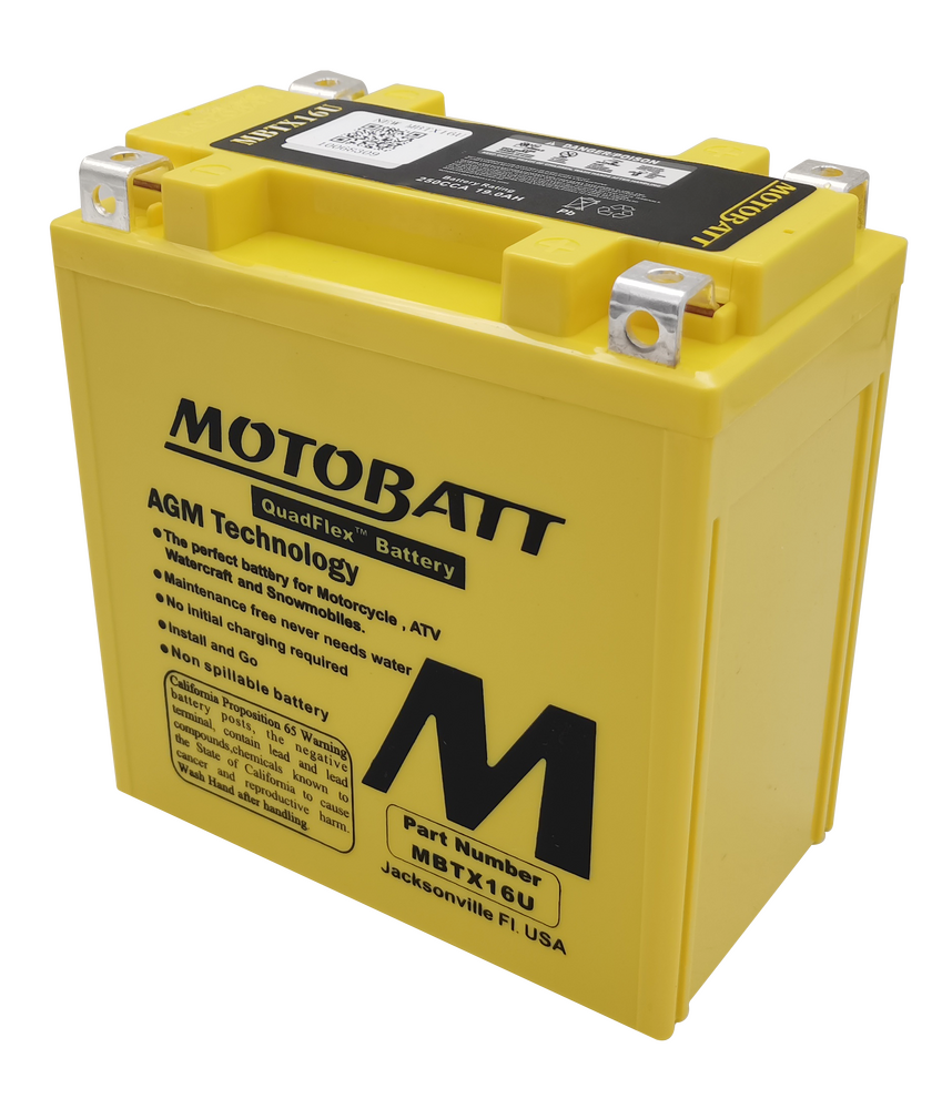 MOTOBATT MBTX16U SEALED FACTORY ACTIVATED