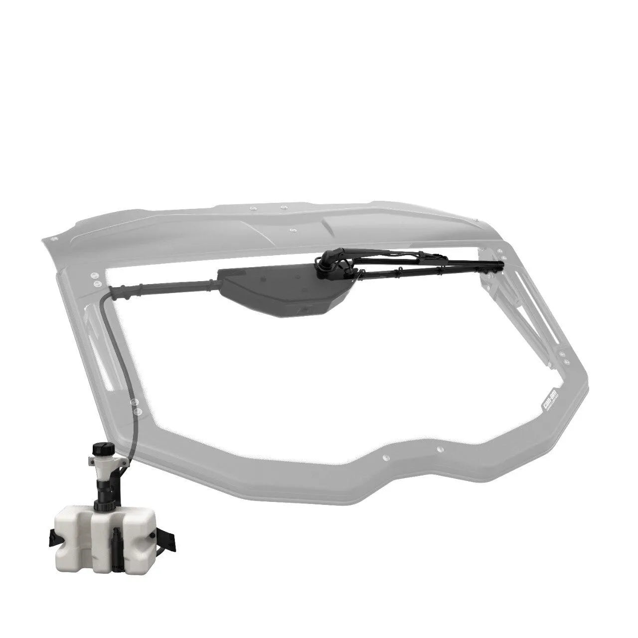 POWERFLIP WINDSHIELD W. WIPER & WASHER KIT