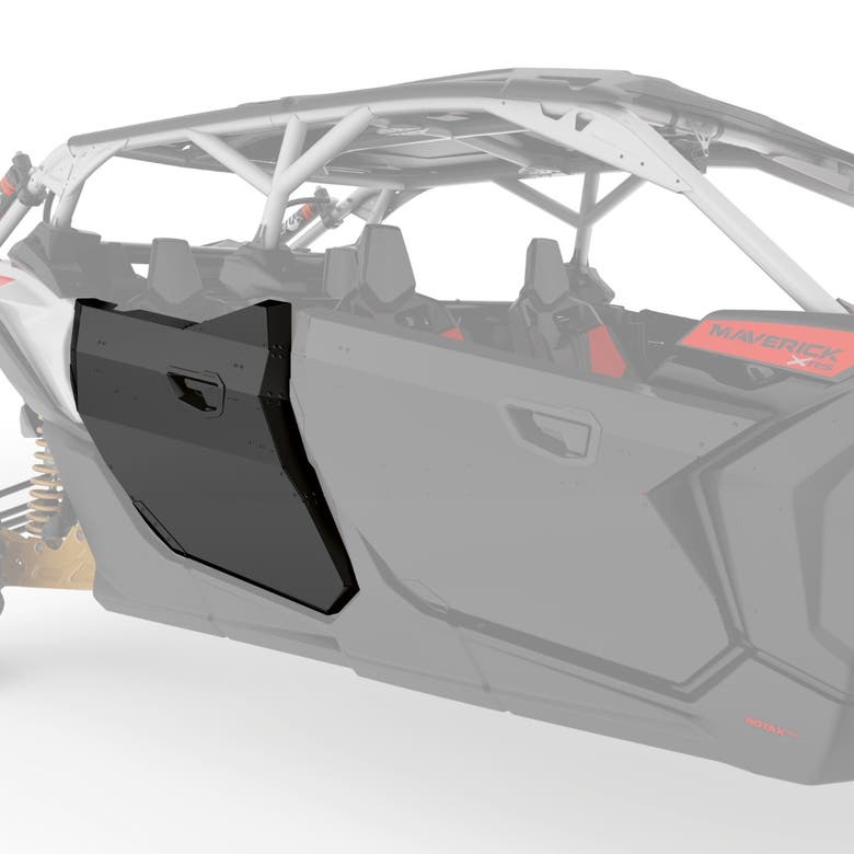 REAR ALUMINUM HALF DOORS - MAVERICK X3 MAX