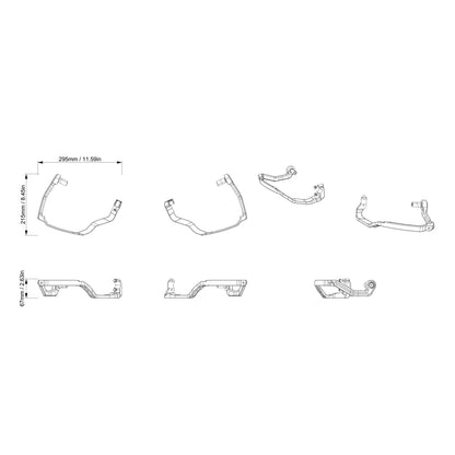 FULL WRAP HANDGUARDS FRAME KIT