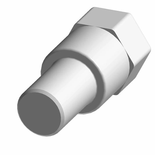 NUT, MIRROR POST, FLAT BLACK