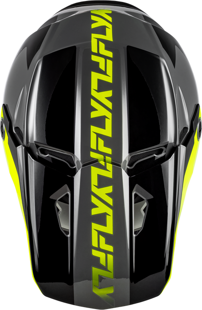 KINETIC CREST HELMET GREY/BLACK/HI-VIS 2X