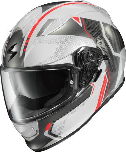 RYZER FULL-FACE HELMET SWITCH WHITE/GREY XL