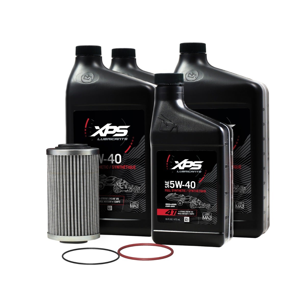 4T 5W-40 FULL SYNTHETIC OIL CHANGE KIT FOR ENGINES 1500 CC+