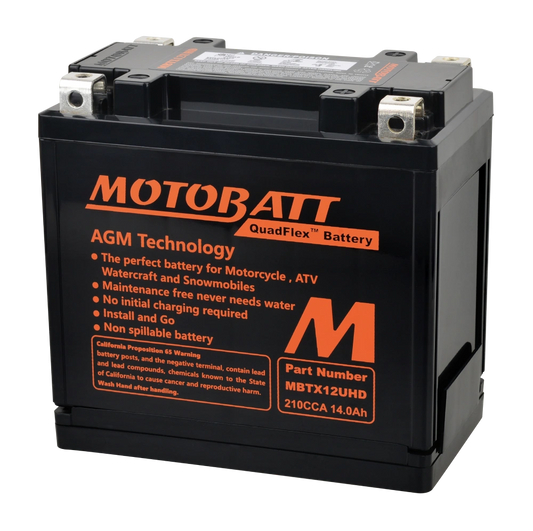 MOTOBATT MBTX12UHD 12V AGM BATTERY