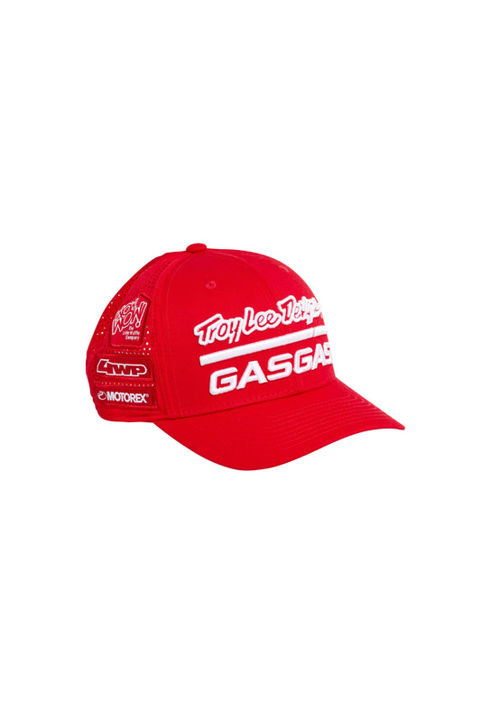 TROY LEE DESIGNS GASGAS TEAM CURVED CAP