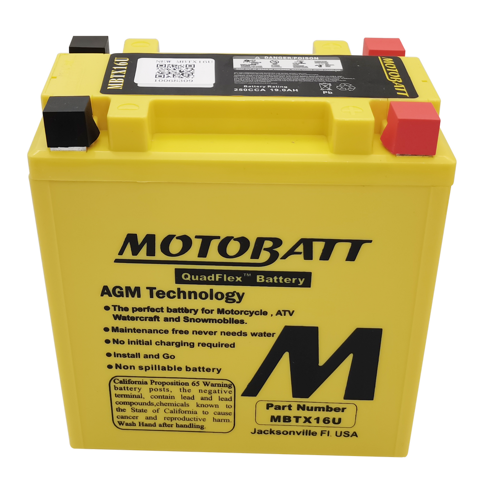 MOTOBATT MBTX16U SEALED FACTORY ACTIVATED