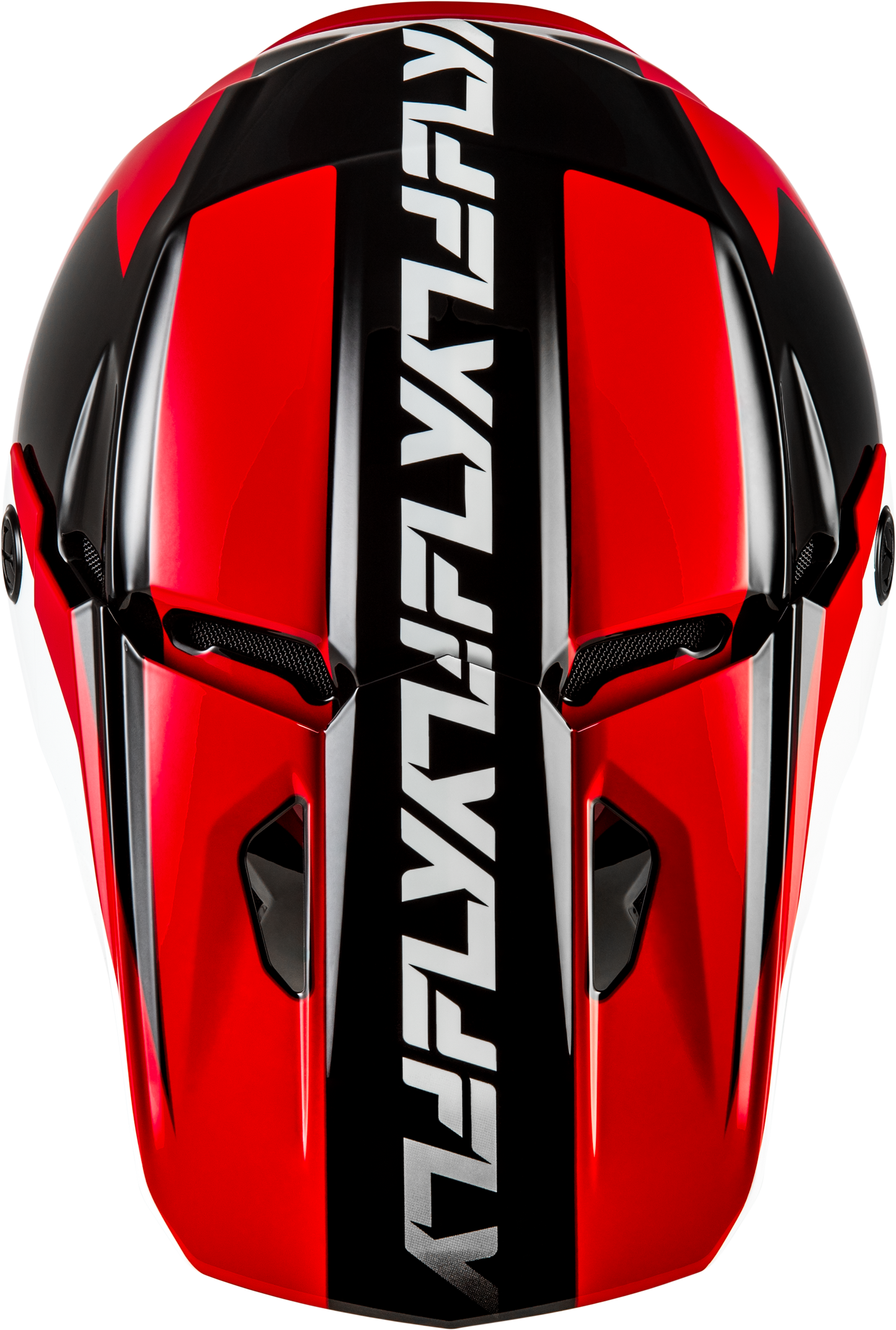 KINETIC CREST HELMET RED/BLACK/WHITE MD