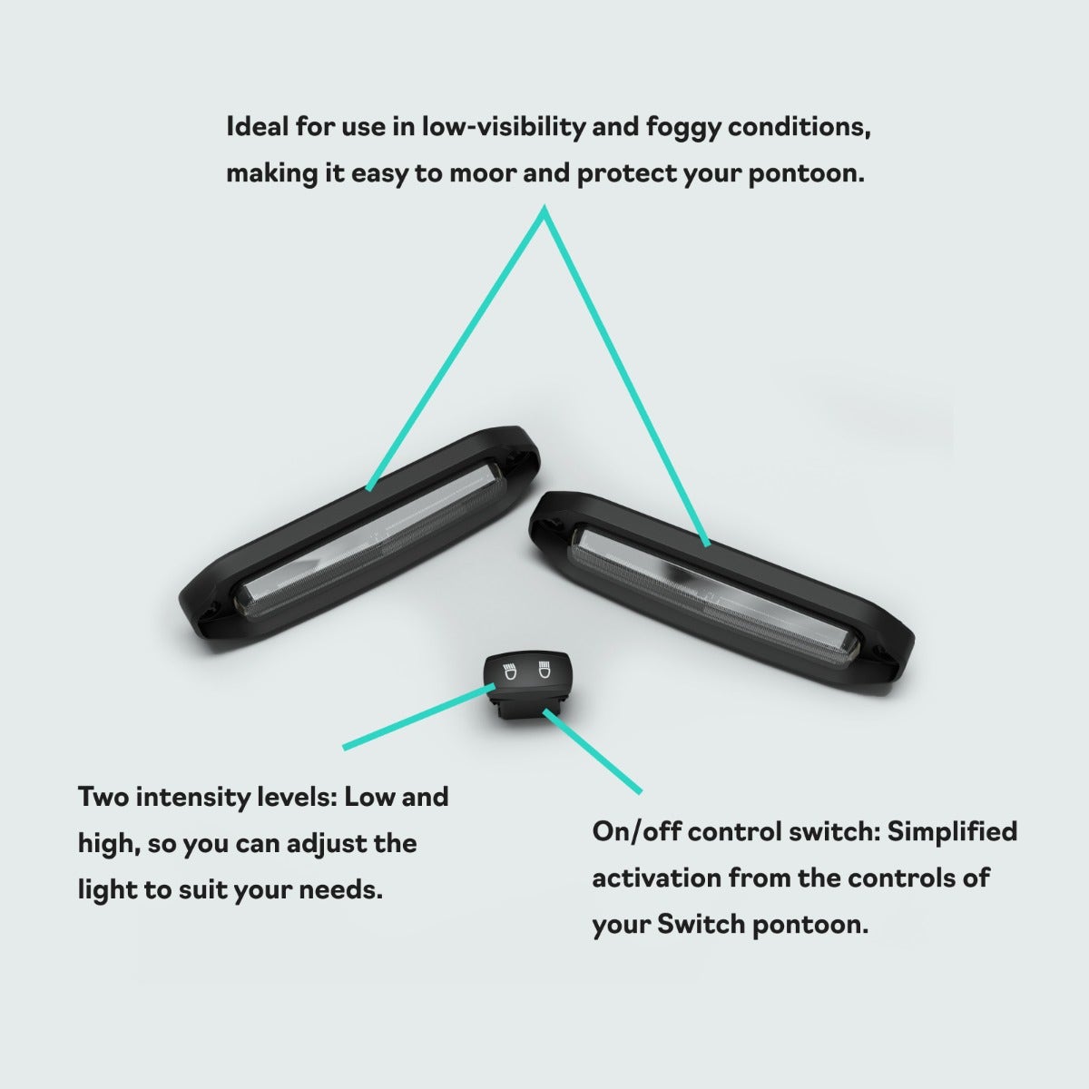 REAR UNDERWATER LIGHTS - SWITCH PONTOON