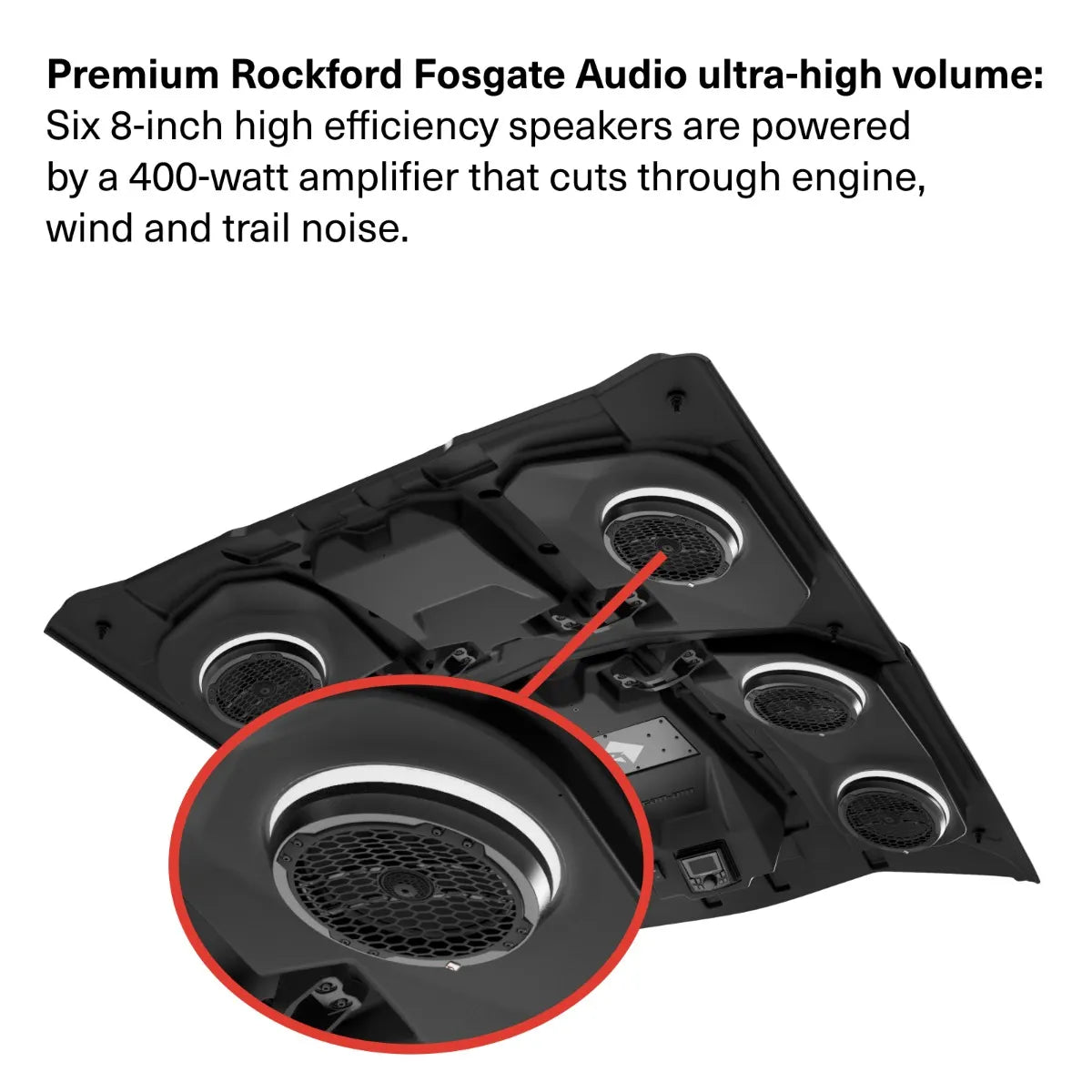 CAN-AM ROCKFORD FOSGATE AUDIO ROOF MAX - LEVEL 4