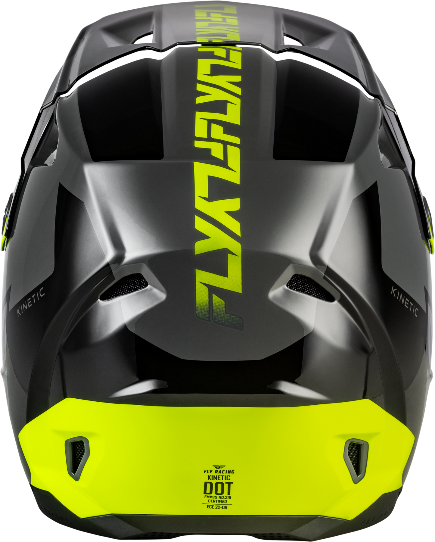 KINETIC CREST HELMET GREY/BLACK/HI-VIS 2X
