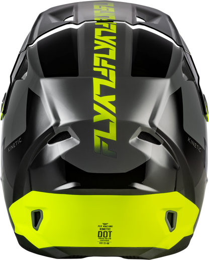KINETIC CREST HELMET GREY/BLACK/HI-VIS 2X