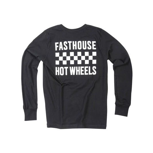 YOUTH STACKED HOT WHEELS LS TEE