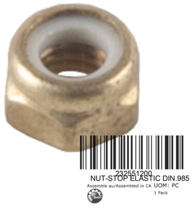 NUT STOP ELASTIC DIN.