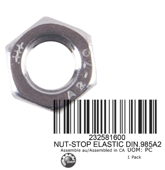 NUT STOP ELASTIC DIN.