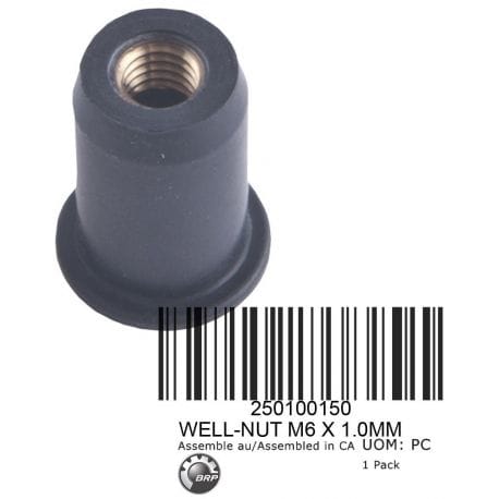 WELL NUT M6 X 1.0MM