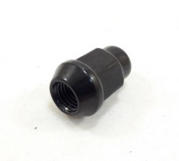 BLACK WHEEL NUT M12 X 1.50