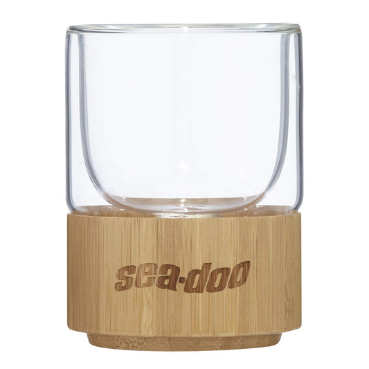SEA-DOO GLASS CUP W BAMBOO