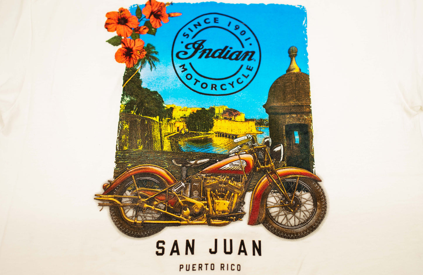 INDIAN MOTORCYCLES PUERTO RICO TEE